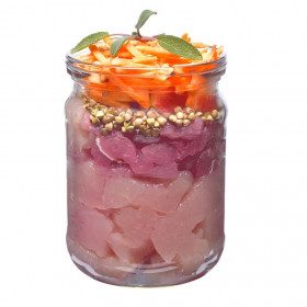 Холистична консервирана храна за кучета Brit Fresh Chicken with Sweet Potato с 48% прясно пилешко месо, 28% пуешко и 5% сладки картофи